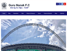 Tablet Screenshot of gurunanakfc.co.uk
